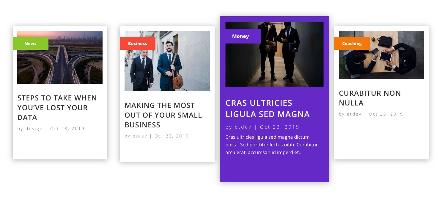 postagens recentes por categoria