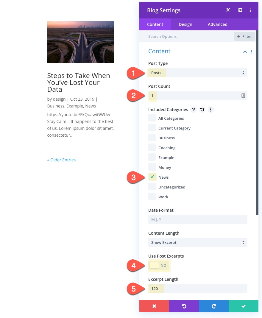 postagens recentes por categoria