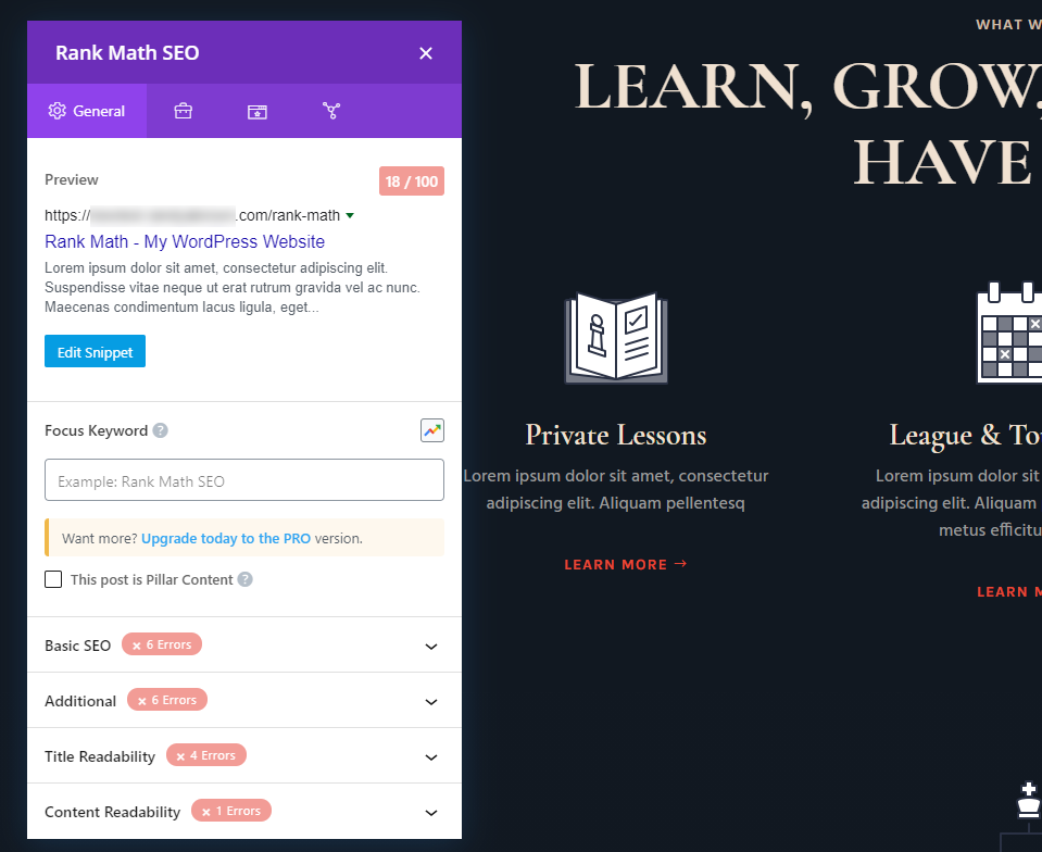 Guia Geral de Matemática de Classificação