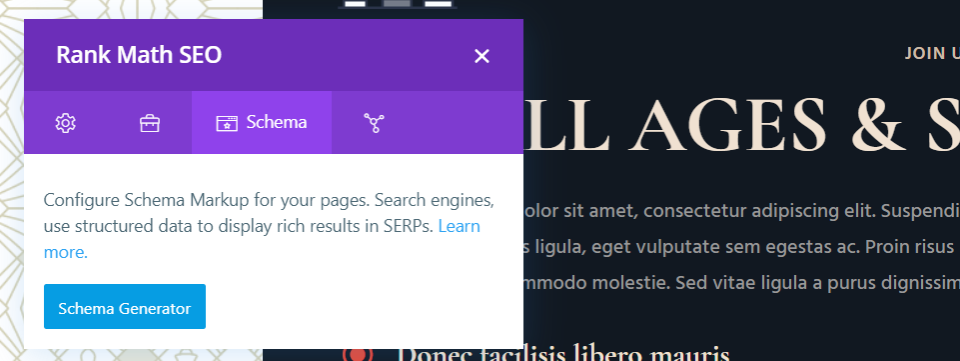 Guia Rank Math Schema