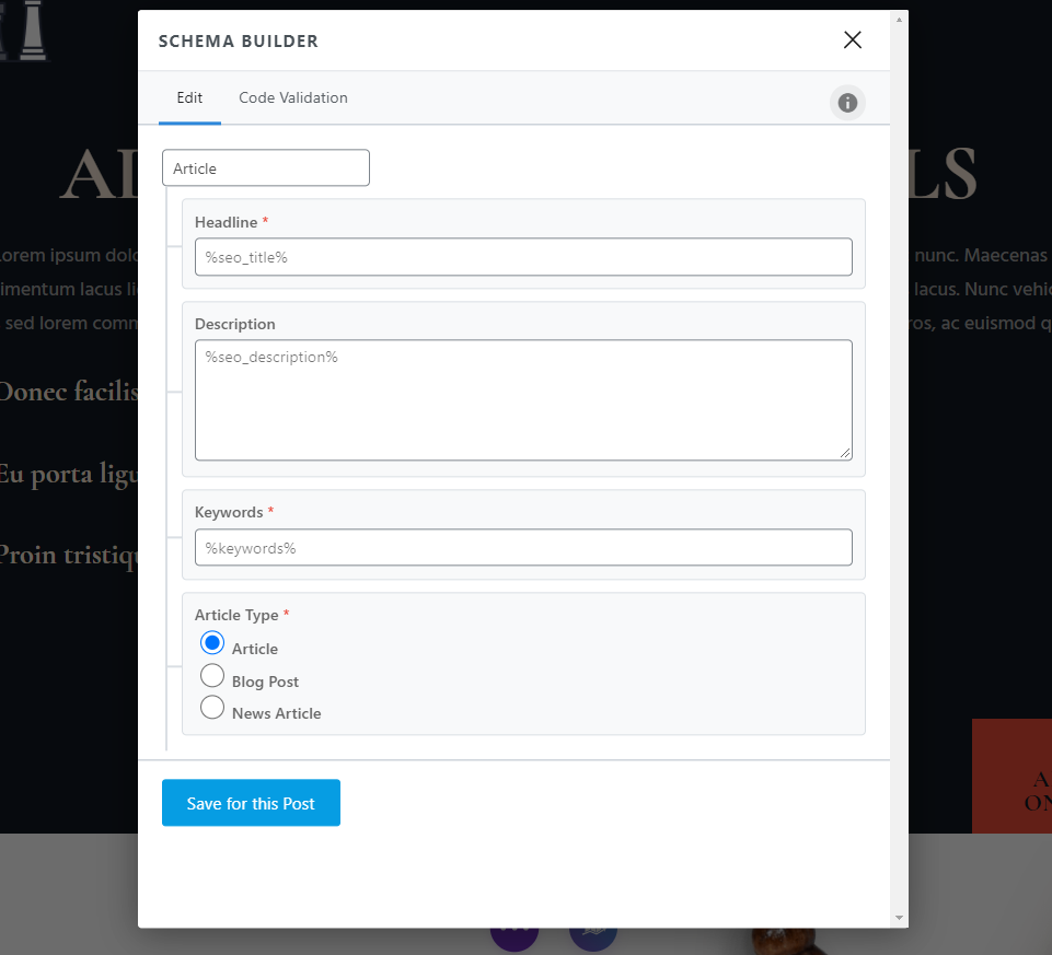 Guia Rank Math Schema
