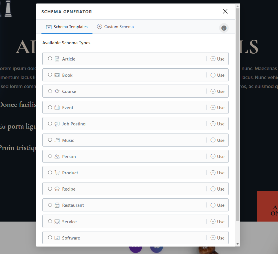 Guia Rank Math Schema