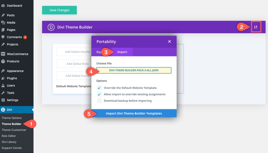 Optimiser la barre latérale Divi