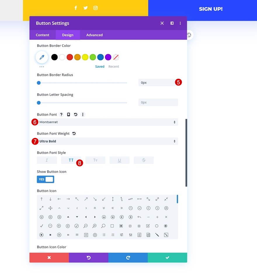 cabeçalho global animado