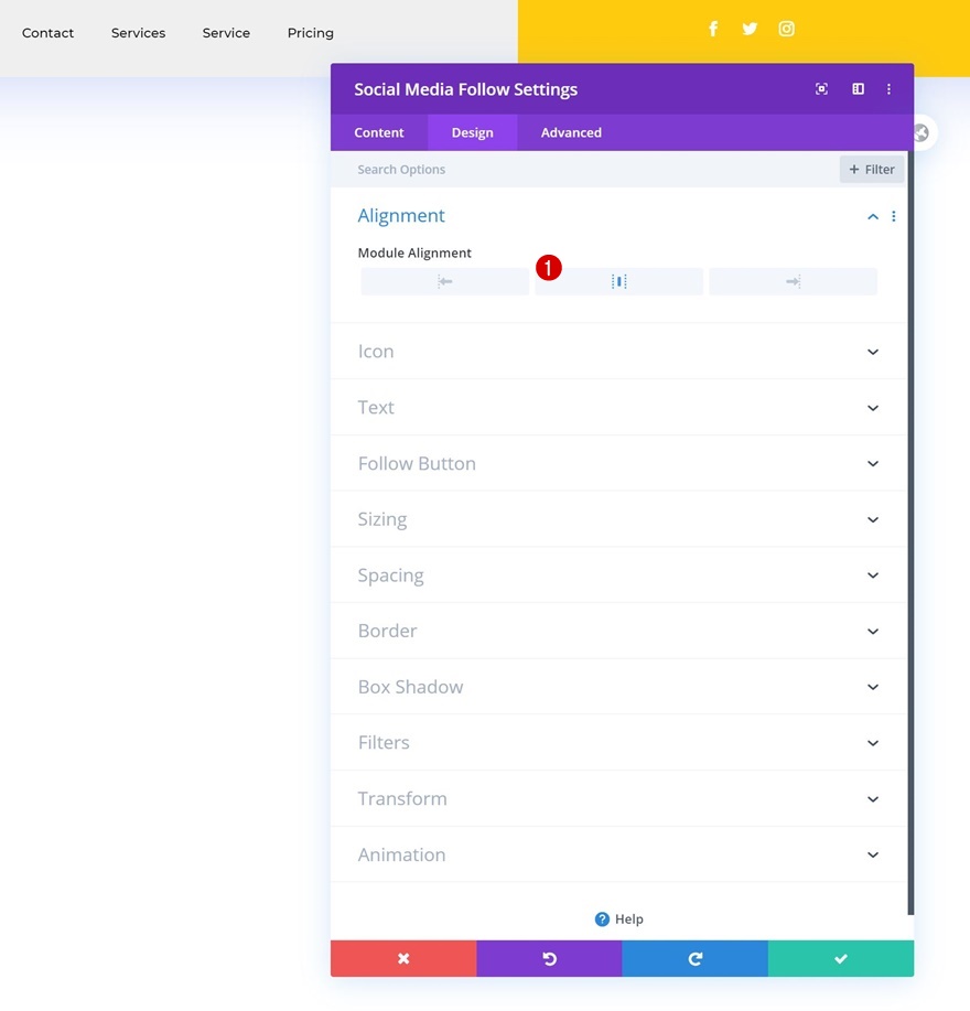 cabeçalho global animado