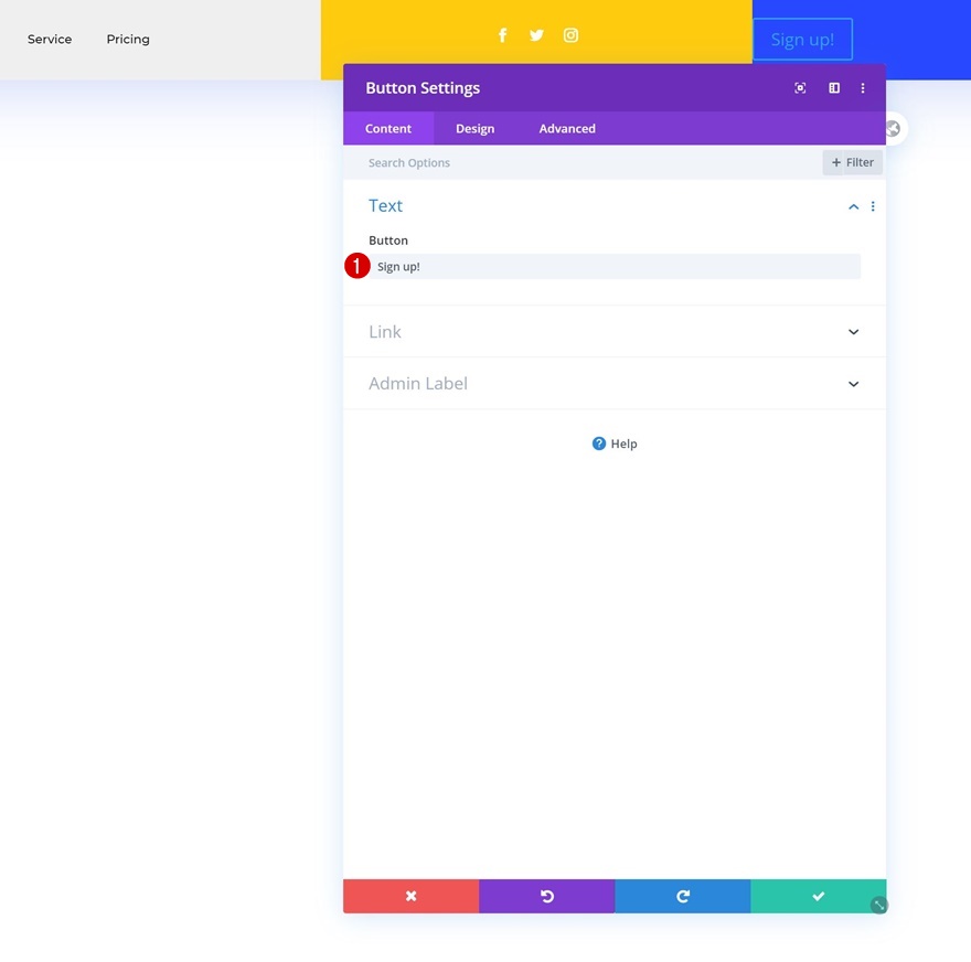 cabeçalho global animado