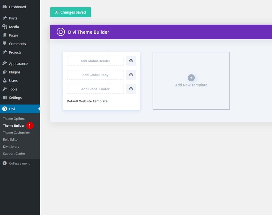 cabeçalho global animado