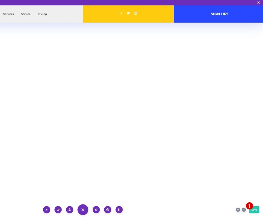 cabeçalho global animado