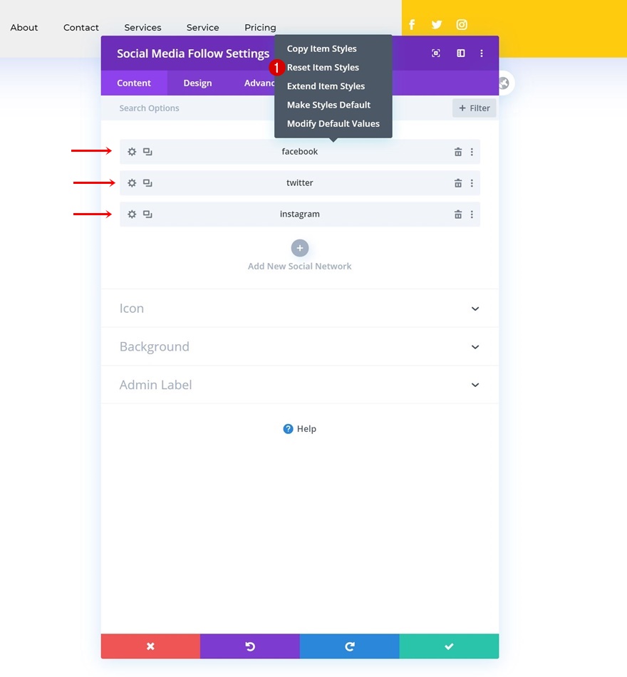 cabeçalho global animado