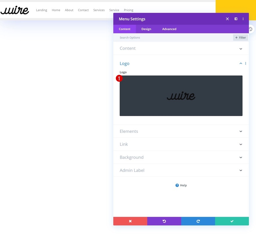 cabeçalho global animado