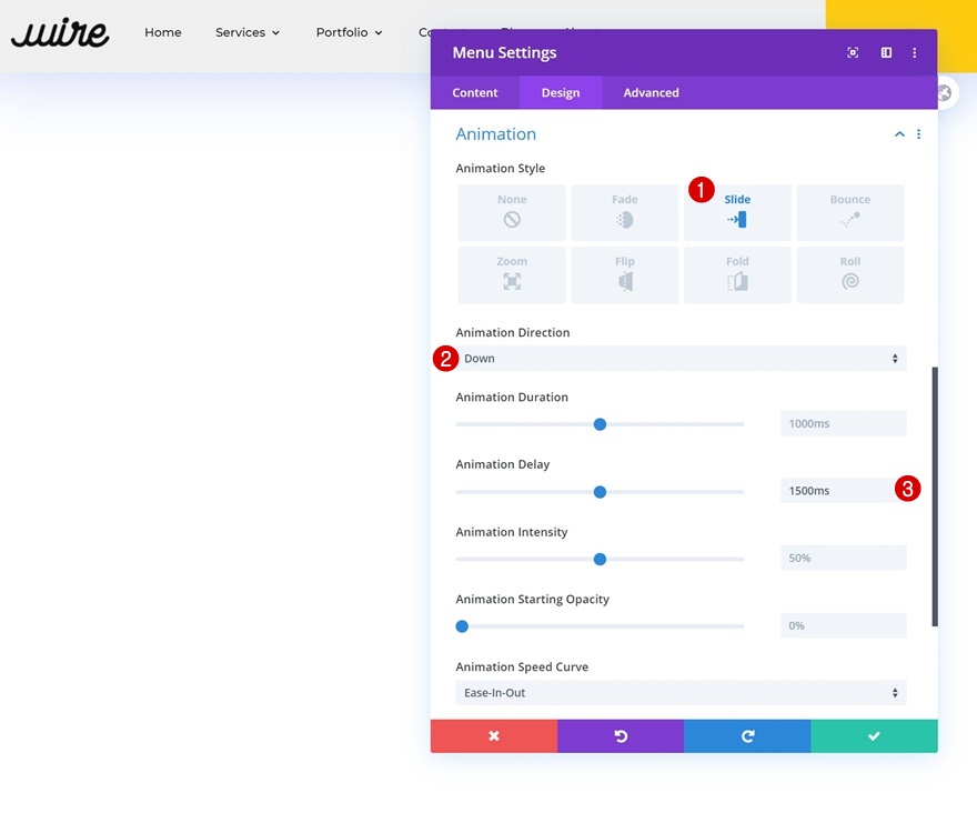 cabeçalho global animado