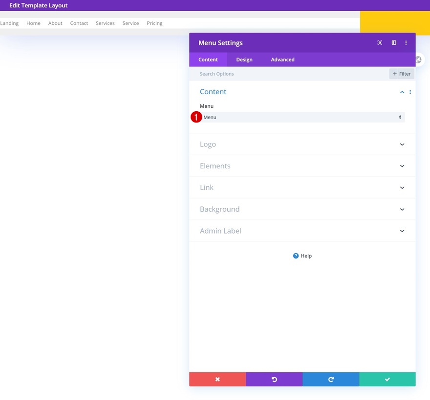 cabeçalho global animado