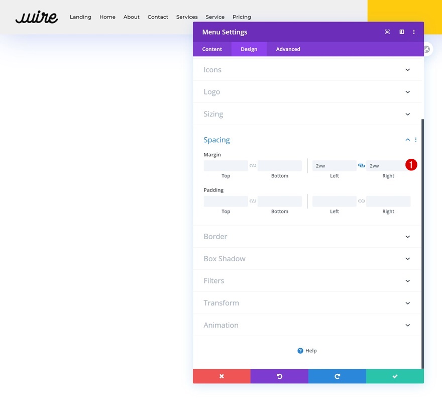 cabeçalho global animado