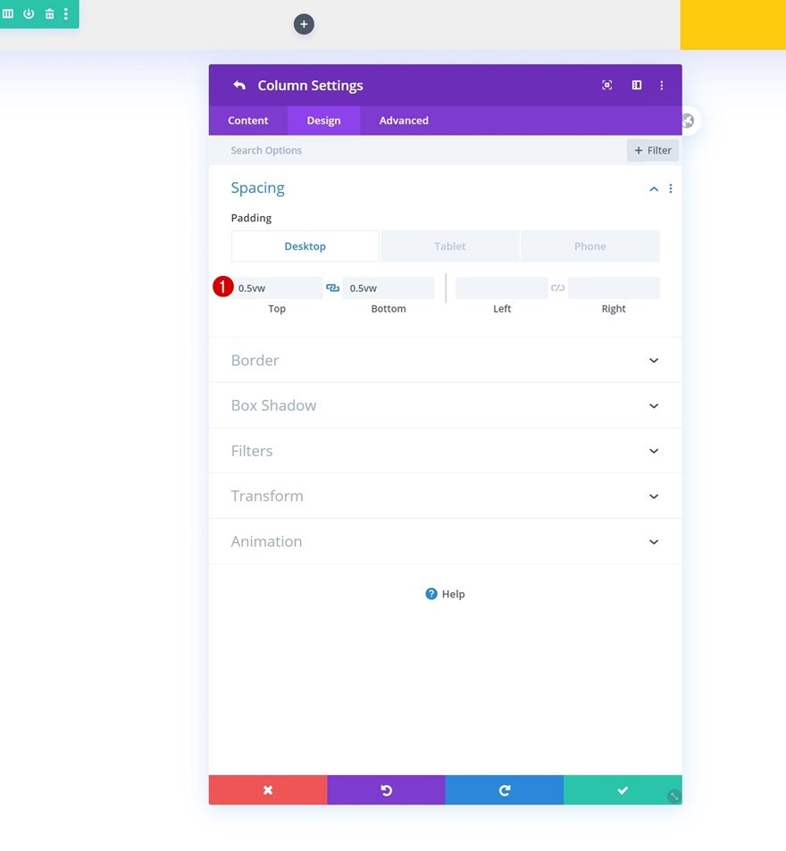 cabeçalho global animado