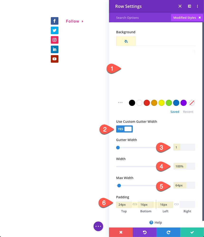 панель кнопок подписки в социальных сетях