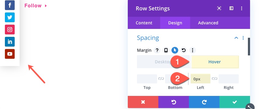 панель кнопок подписки в социальных сетях