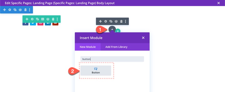 панель кнопок подписки в социальных сетях