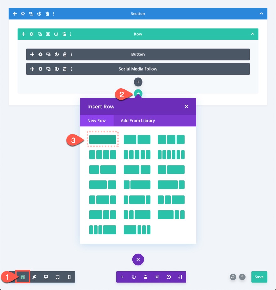 панель кнопок подписки в социальных сетях