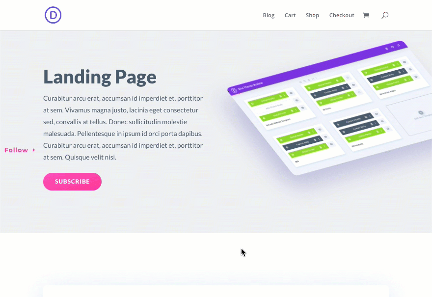 панель кнопок подписки в социальных сетях