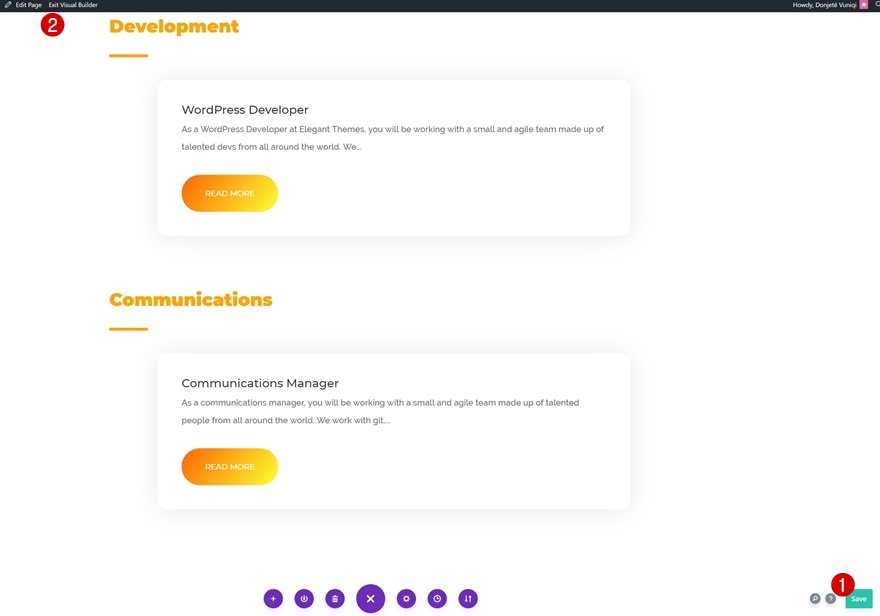 carreiras dinâmicas