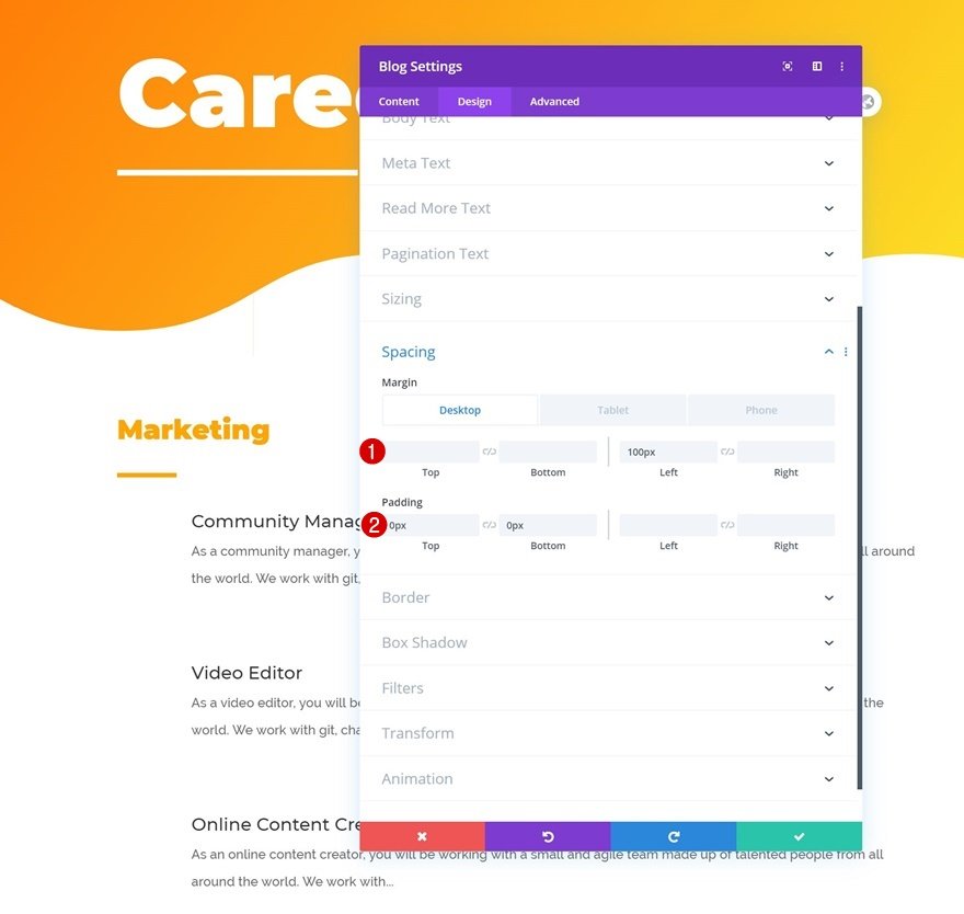 carreiras dinâmicas