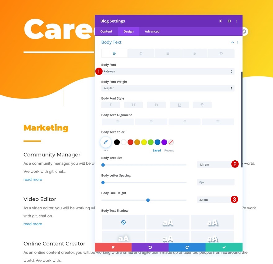 carreiras dinâmicas