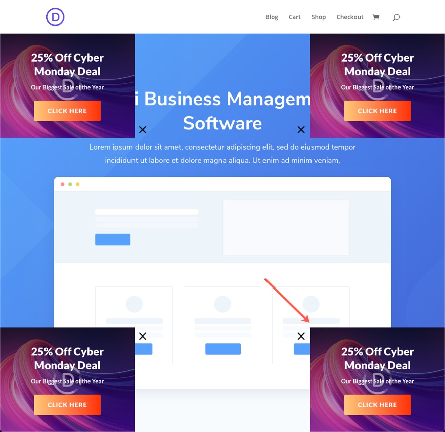 вставной призыв к действию