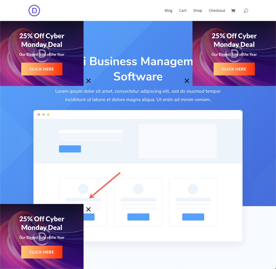 вставной призыв к действию