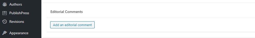 Добавление редакционных комментариев к сообщению.
