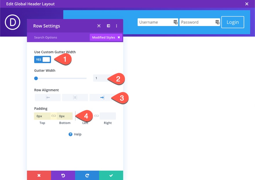 встроенная форма входа