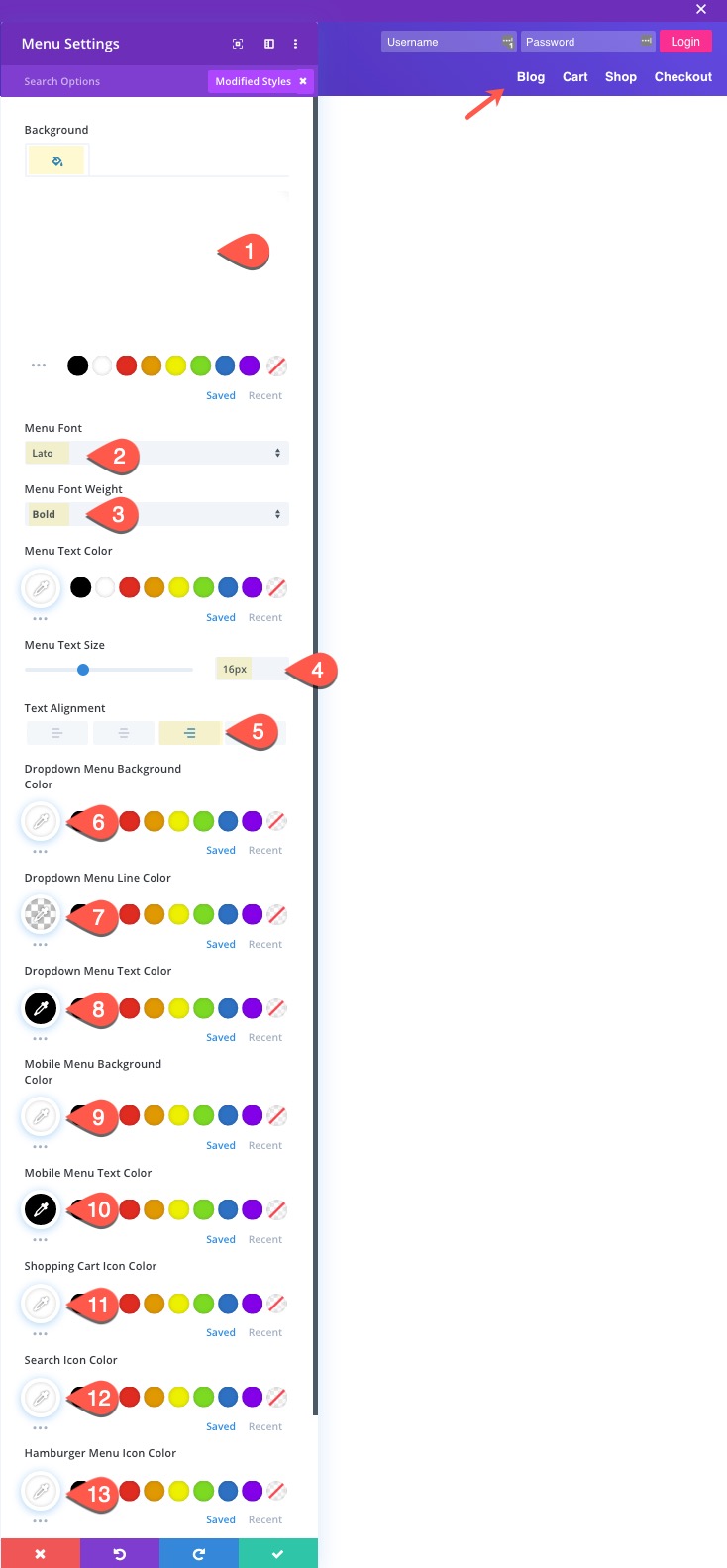 встроенная форма входа