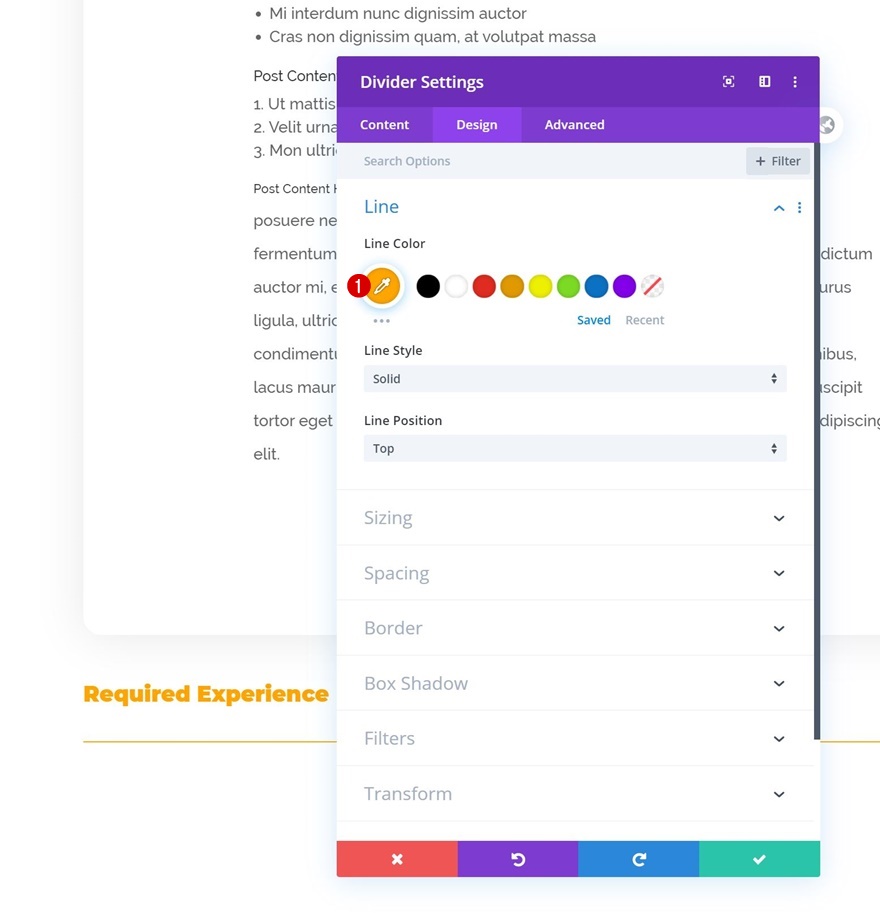 modèle de poste ouvert