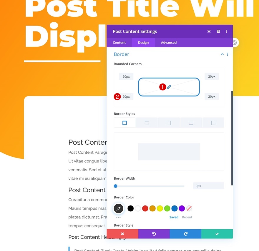 modèle de poste ouvert