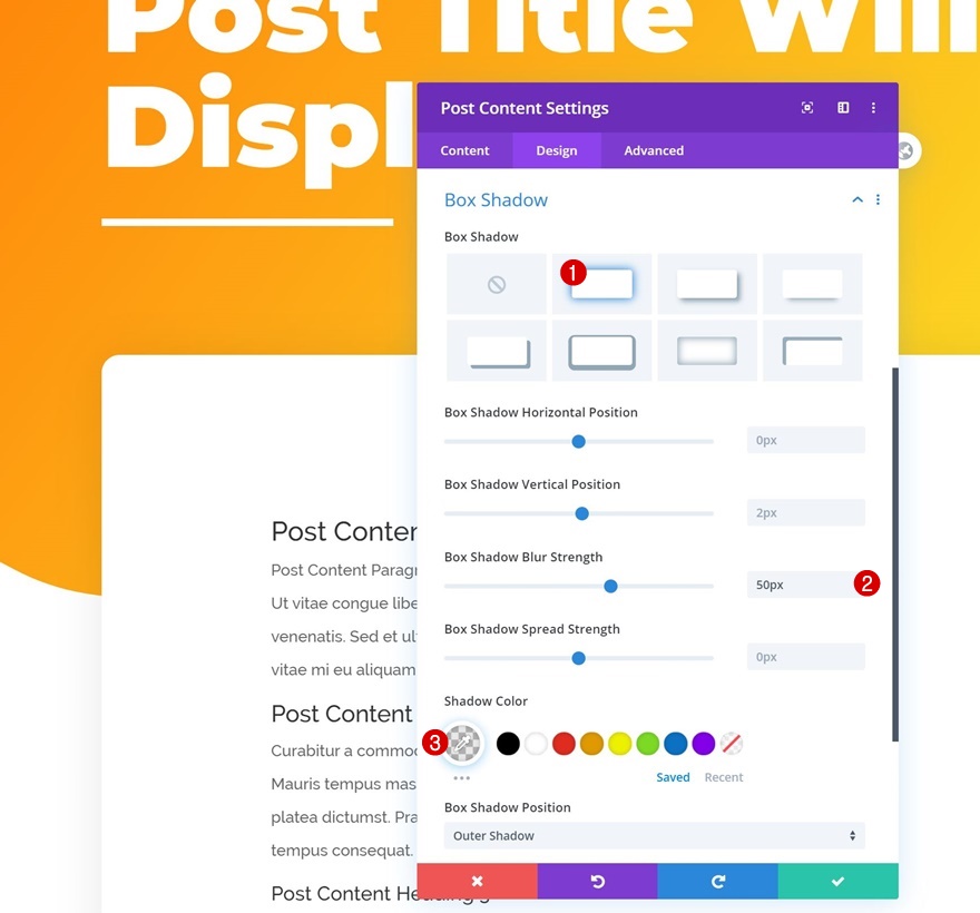 modèle de poste ouvert
