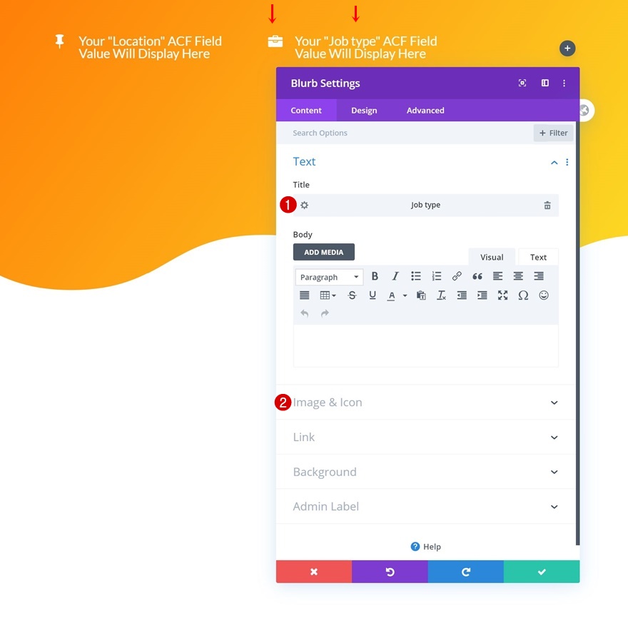 modèle de poste ouvert