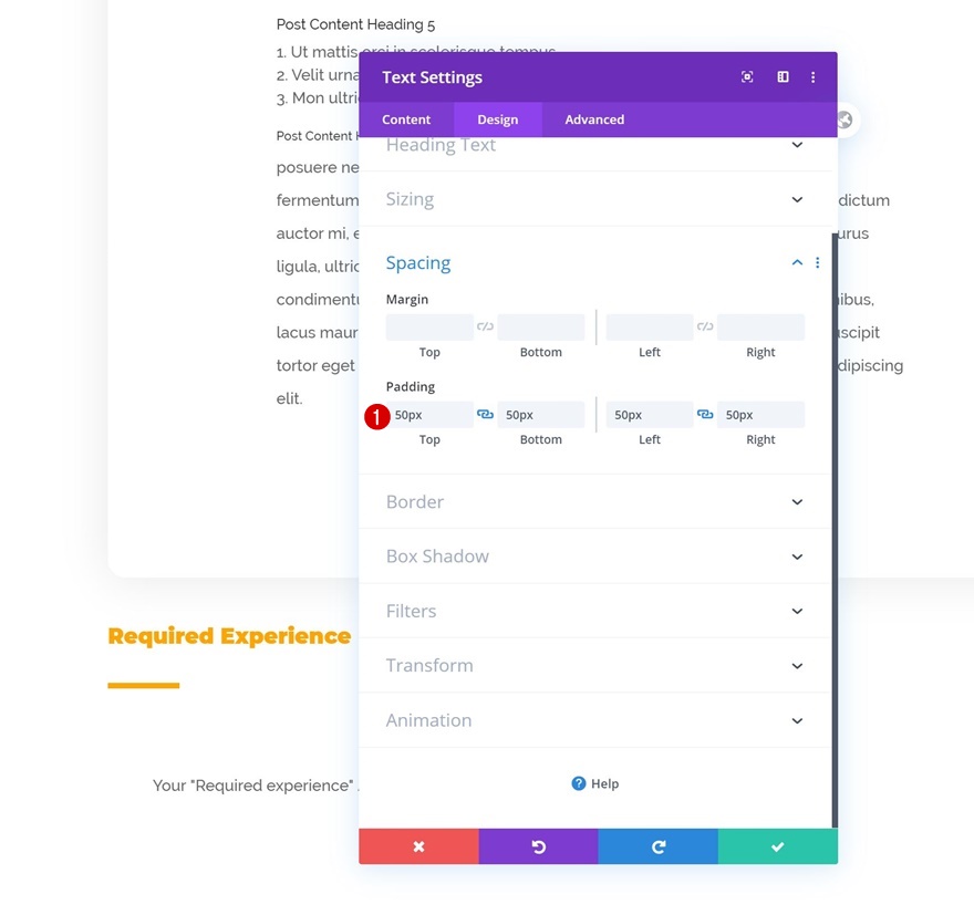 modèle de poste ouvert