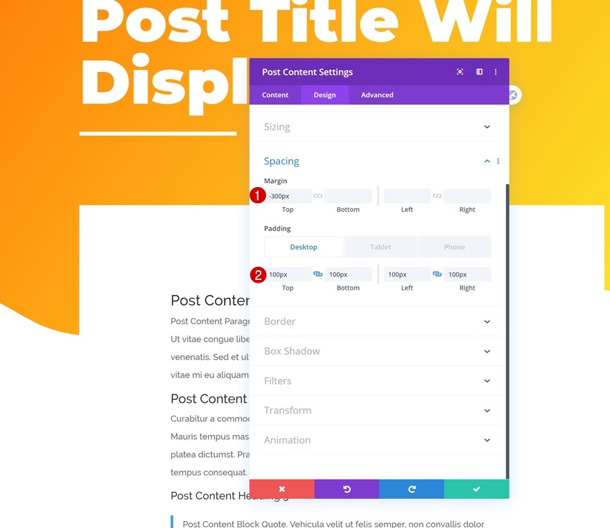 modèle de poste ouvert
