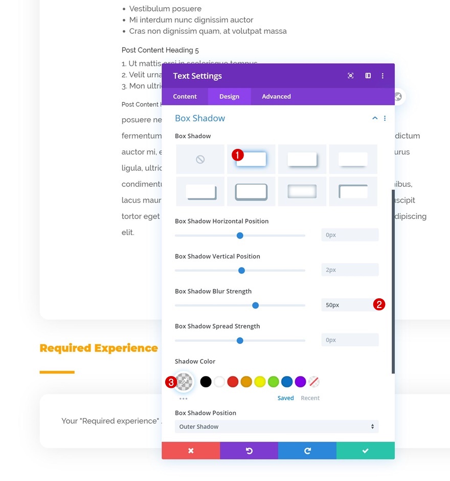 modèle de poste ouvert