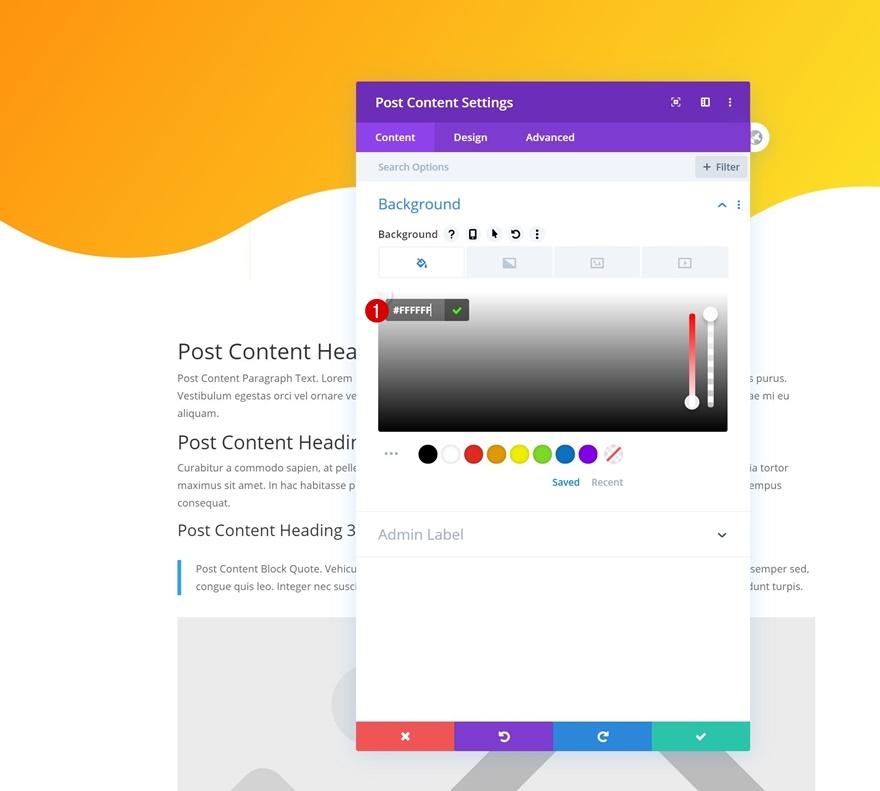 modèle de poste ouvert