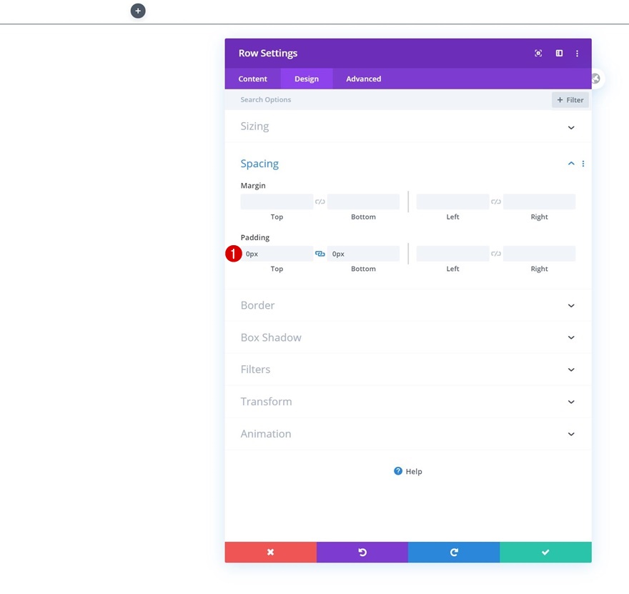 первый раздел Divi
