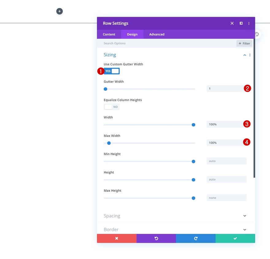 первый раздел Divi