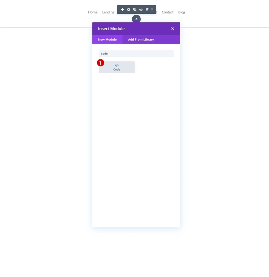 первый раздел Divi