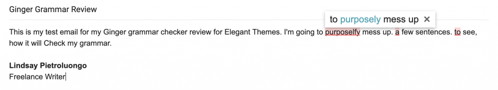 gramática do gengibre