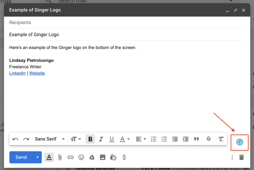 gramática do gengibre