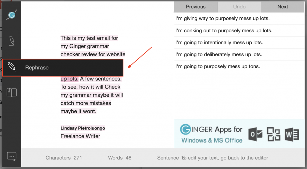 gramática do gengibre