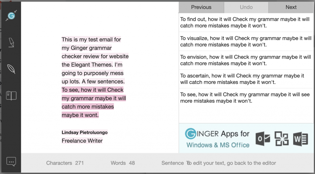 gramática do gengibre
