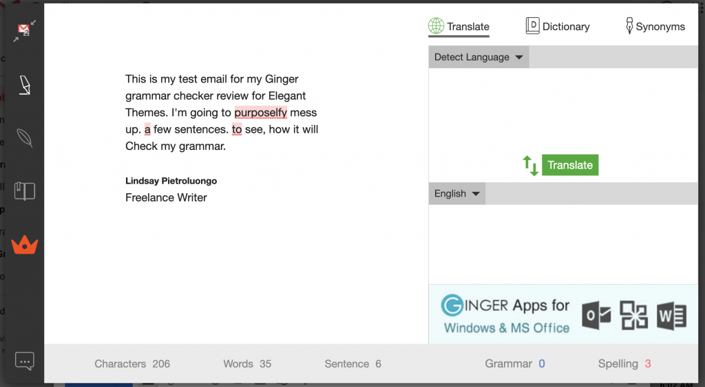 gramática do gengibre