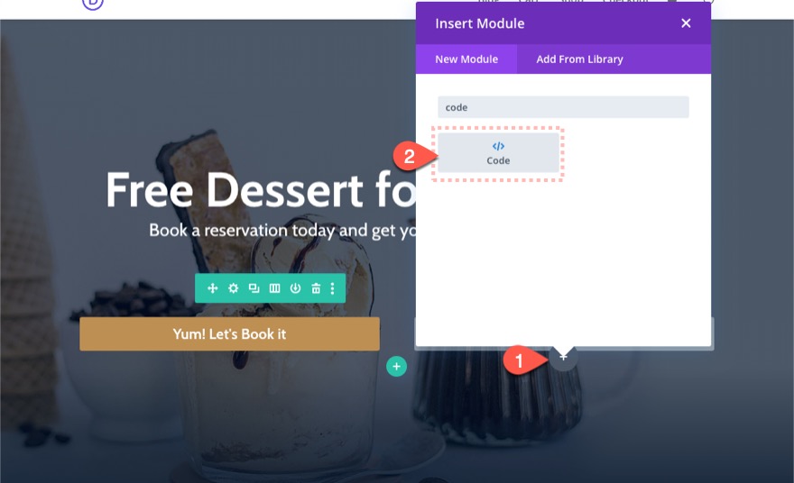 portail d'accueil divi