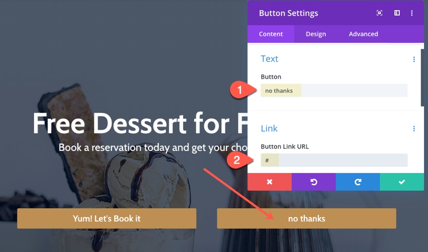 portail d'accueil divi