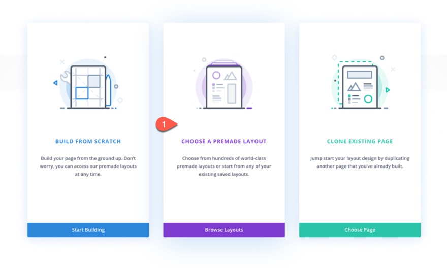 portail d'accueil divi